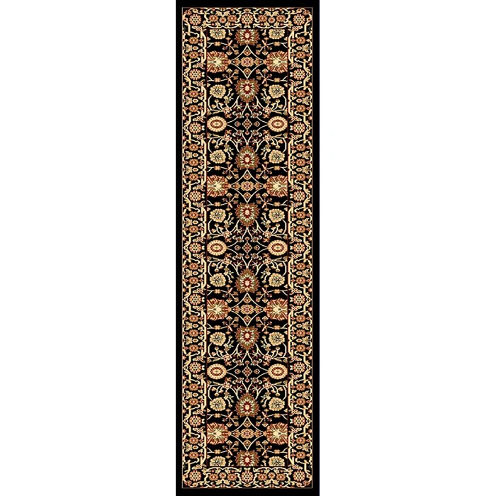 Dynamic Rugs YAZD Black 2803 2ft. x 7ft. 7in. Rect. Rug