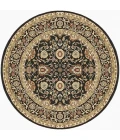 Dynamic Rugs YAZD Black 2803 5ft. 3in. Round Rug