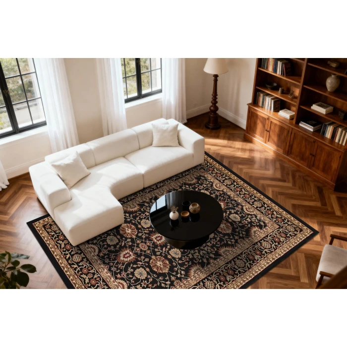 Dynamic Rugs YAZD Black 2803 2ft. x 3ft. 6in. Rect. Rug