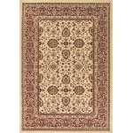Dynamic Rugs YAZD Cream/Red 2803 3ft. 3in. x 5ft. 3in. Rect. Rug
