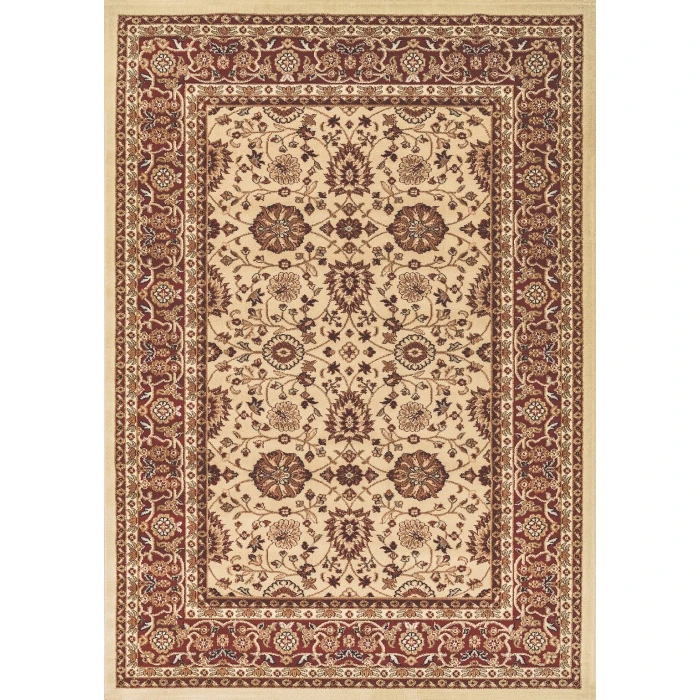 Dynamic Rugs YAZD Cream/Red 2803 2ft. x 3ft. 6in. Rect. Rug