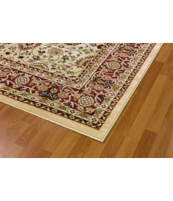 Dynamic Rugs YAZD Cream/Red 2803 7ft. 10in. x 10ft. 10in. Rect. Rug
