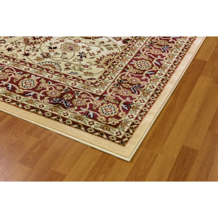 Dynamic Rugs YAZD Cream/Red 2803 2ft. x 3ft. 6in. Rect. Rug