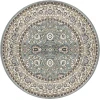 Dynamic Rugs YAZD Grey/Ivory 2803 5ft. 3in. Round Rug