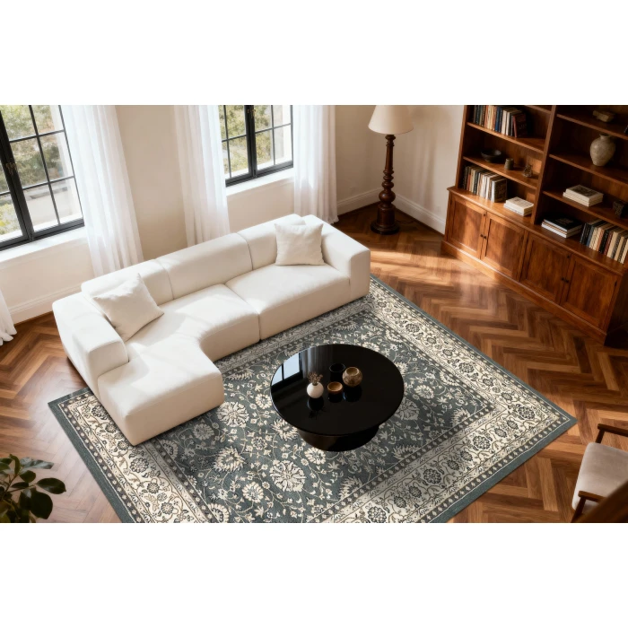 Dynamic Rugs YAZD Grey/Ivory 2803 2ft. x 3ft. 6in. Rect. Rug