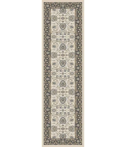 Dynamic Rugs YAZD Ivory/Grey 2803 2ft. x 7ft. 7in. Rect. Rug