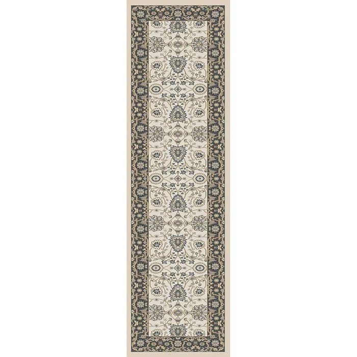 Dynamic Rugs YAZD Ivory/Grey 2803 2ft. x 7ft. 7in. Rect. Rug
