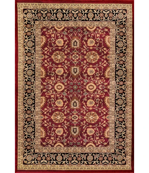 Dynamic Rugs YAZD Red/Black 2803 5ft. 3in. x 7ft. 7in. Rect. Rug