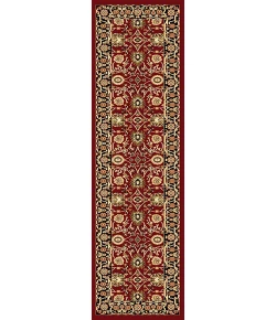 Dynamic Rugs YAZD Red/Black 2803 2ft. x 7ft. 7in. Rect. Rug
