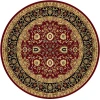 Dynamic Rugs YAZD Red/Black 2803 5ft. 3in. Round Rug