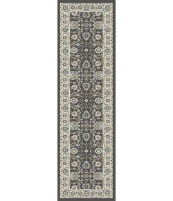 Dynamic Rugs YAZD Grey/Ivory 2803 2ft. x 7ft. 7in. Rect. Rug