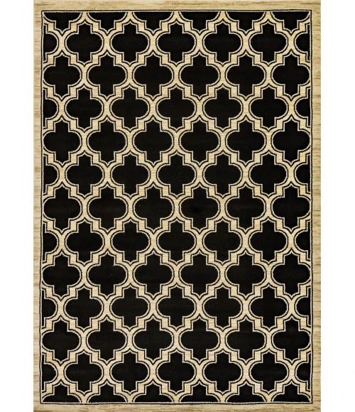 Dynamic Rugs YAZD Black 2816 3ft. 3in. x 5ft. 3in. Rect. Rug