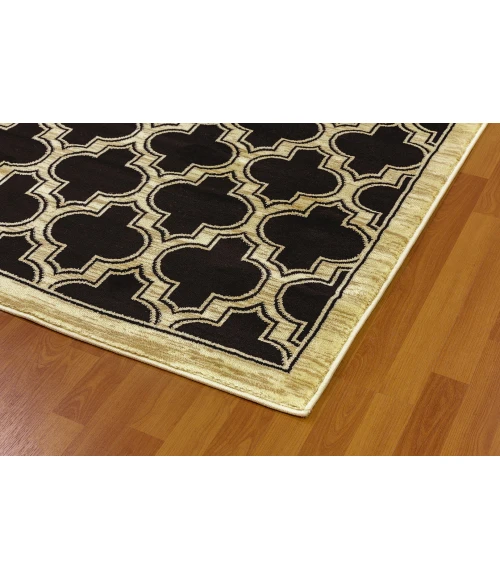 Dynamic Rugs YAZD Black 2816 3ft. 3in. x 5ft. 3in. Rect. Rug