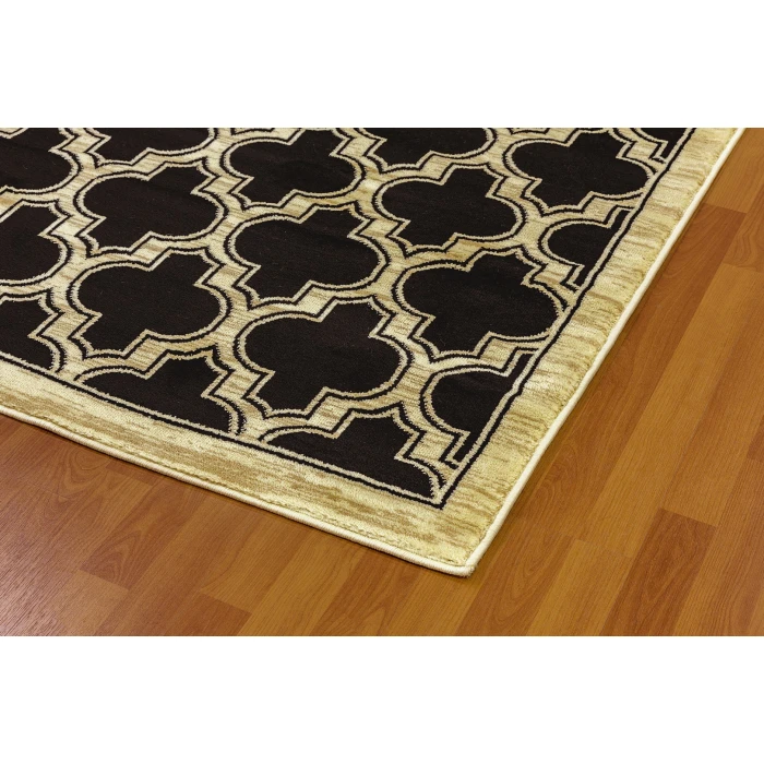 Dynamic Rugs YAZD Black 2816 2ft. x 7ft. 7in. Rect. Rug