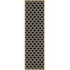 Dynamic Rugs YAZD Black 2816 2ft. x 7ft. 7in. Rect. Rug