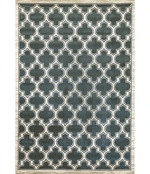 Dynamic Rugs YAZD Blue/Ivory 2816 3ft. 3in. x 5ft. 3in. Rect. Rug