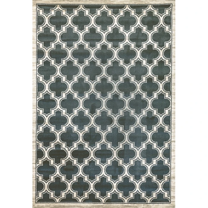 Dynamic Rugs YAZD Blue/Ivory 2816 7ft. 10in. x 10ft. 10in. Rect. Rug