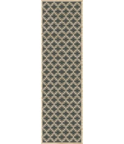 Dynamic Rugs YAZD Blue/Ivory 2816 2ft. x 7ft. 7in. Rect. Rug