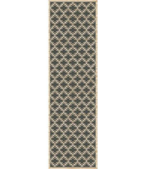 Dynamic Rugs YAZD Blue/Ivory 2816 2ft. x 7ft. 7in. Rect. Rug
