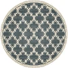 Dynamic Rugs YAZD Blue/Ivory 2816 5ft. 3in. Round Rug