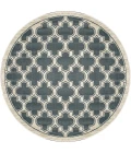 Dynamic Rugs YAZD Blue/Ivory 2816 5ft. 3in. Round Rug