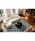 Dynamic Rugs YAZD Blue/Ivory 2816 3ft. 3in. x 5ft. 3in. Rect. Rug