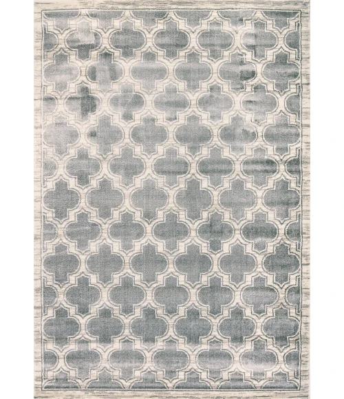 Dynamic Rugs YAZD Grey/Ivory 2816 5ft. 3in. x 7ft. 7in. Rect. Rug