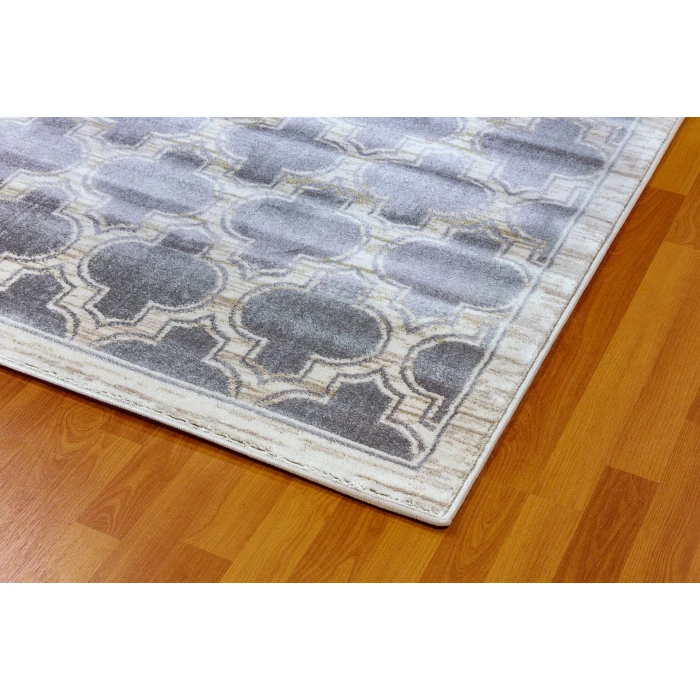 Dynamic Rugs YAZD Grey/Ivory 2816 2ft. x 3ft. 6in. Rect. Rug