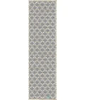 Dynamic Rugs YAZD Grey/Ivory 2816 2ft. x 7ft. 7in. Rect. Rug