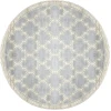 Dynamic Rugs YAZD Grey/Ivory 2816 5ft. 3in. Round Rug