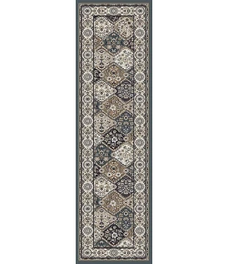 Dynamic Rugs YAZD Blue/Ivory 8471 2ft. x 7ft. 7in. Rect. Rug