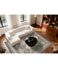 Dynamic Rugs YAZD Blue/Ivory 8471 7ft. 10in. x 10ft. 10in. Rect. Rug