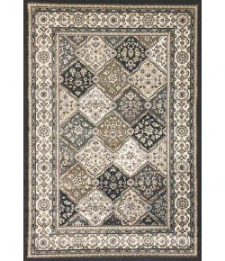 Dynamic Rugs YAZD Grey/Ivory 8471 7ft. 10in. x 10ft. 10in. Rect. Rug