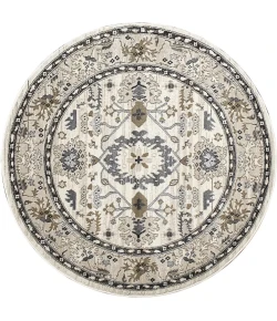 Dynamic Rugs YAZD Ivory 8531 5ft. 3in. Round Rug