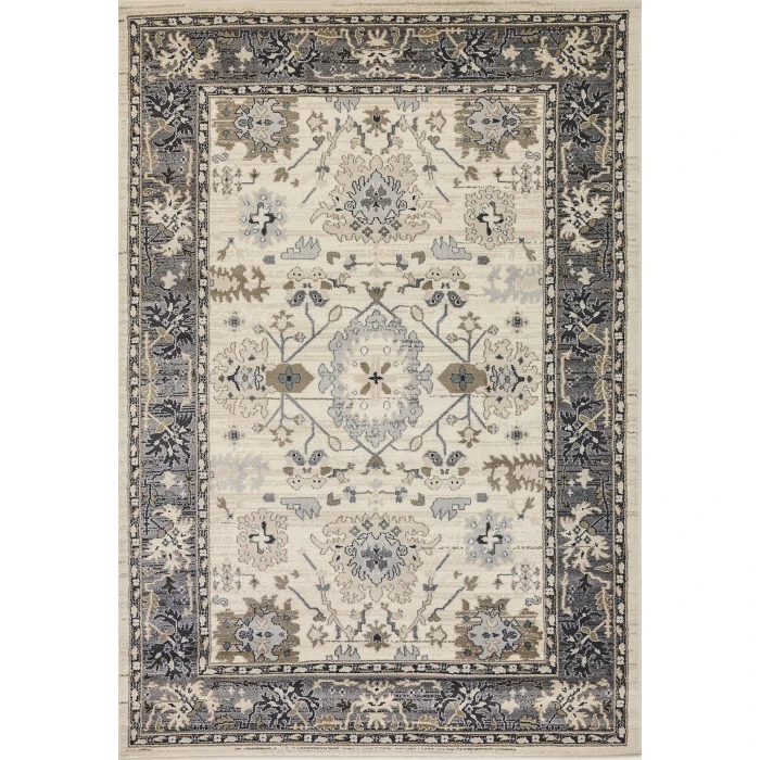 Dynamic Rugs YAZD Ivory/Grey 8531 2ft. x 3ft. 6in. Rect. Rug