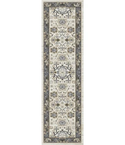 Dynamic Rugs YAZD Ivory/Grey 8531 2ft. x 7ft. 7in. Rect. Rug