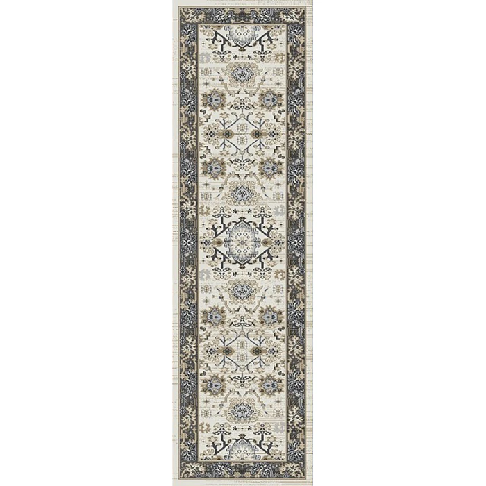 Dynamic Rugs YAZD Ivory/Grey 8531 2ft. x 7ft. 7in. Rect. Rug