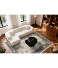 Dynamic Rugs YAZD Ivory/Grey 8531 2ft. x 7ft. 7in. Rect. Rug