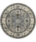 Dynamic Rugs YAZD Grey/Ivory 8531 5ft. 3in. Round Rug