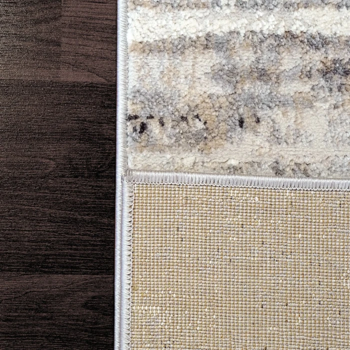 Dynamic Rugs ZEN Grey/Taupe 8336 7ft. 10in. x 10ft. 10in. Rect. Rug