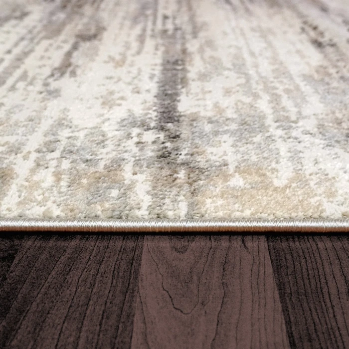 Dynamic Rugs ZEN Grey/Taupe 8336 7ft. 10in. x 10ft. 10in. Rect. Rug