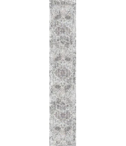 Dynamic Rugs ZEN Grey/Blue 8337 2ft. 2in. x 7ft. 7in. Rect. Rug