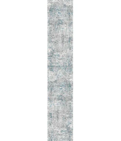 Dynamic Rugs ZEN Grey/Blue 8341 2ft. 2in. x 7ft. 7in. Rect. Rug