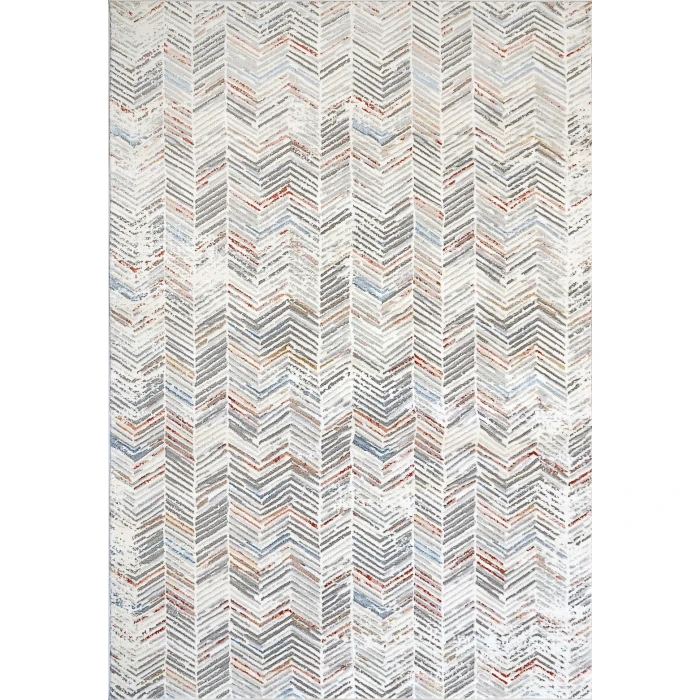 Dynamic Rugs ZEN Grey/Multi 8342 7ft. 10in. x 10ft. 10in. Rect. Rug