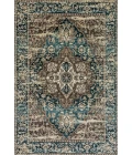 Dynamic Rugs ZODIAC Grey/Blue 6623 7ft. 10in. x 10ft. 10in. Rect. Rug
