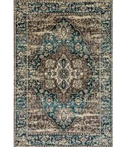 Dynamic Rugs ZODIAC Grey/Blue 6623 7ft. 10in. x 10ft. 10in. Rect. Rug