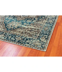 Dynamic Rugs ZODIAC Grey/Blue 6623 7ft. 10in. x 10ft. 10in. Rect. Rug