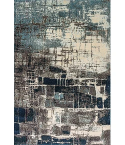 Dynamic Rugs ZODIAC Grey/Blue 6624 7ft. 10in. x 10ft. 10in. Rect. Rug
