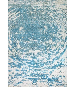 Dynamic Rugs ZODIAC Aqua Blue 6627 7ft. 10in. x 10ft. 10in. Rect. Rug