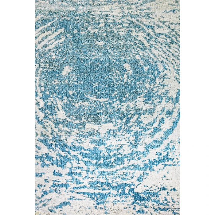 Dynamic Rugs ZODIAC Aqua Blue 6627 5ft. 3in. x 7ft. 7in. Rect. Rug